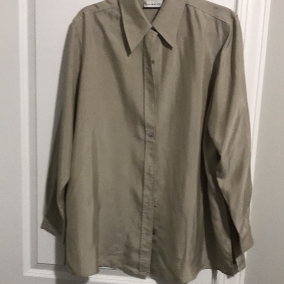 AVENUE Silk button down box cut size14/16 - Picture 2 of 5